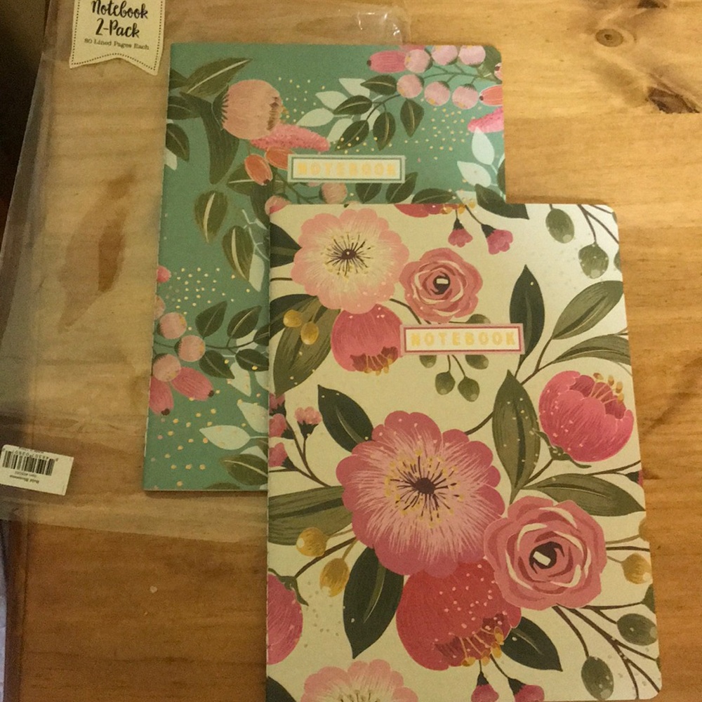 2 Floral Journals (orange circle studio)